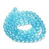Transparent Glass Beads EGLA-A035-T8mm-D08-3