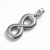 Tarnish Resistant 201 Stainless Steel Pendants STAS-O113-02C-2