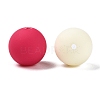 Rubberized Style Imitated Silicone Acrylic Beads MACR-T048-01A-03-2