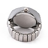 201 Stainless Steel Stretch Watchband Finger Ring Watches WACH-G018-03P-03-2