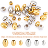 Unicraftale 48Pcs 6 Style 304 Stainless Steel Beads STAS-UN0049-73-5