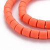 Polymer Clay Bead Strands CLAY-T001-C36-5