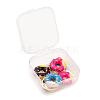 6Pcs 3 Colors Brass Enamel Pendants KK-LS0001-31-8