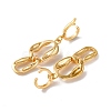 Brass Fold Over Clasps KK-U016-07G-2