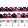 Dyed Natural White Jade Beads Strands G-T138-8mm-210-15-5