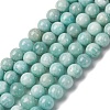 Natural Amazonite Beads Strands G-K068-03-8mmA-2