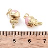 Rack Plating Brass Enamel Charms KK-G512-19A-G-3
