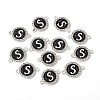 Alloy Enamel Links Connectors ENAM-TAC0003-01S-02S-3