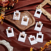 PVC Earring Organizer Display Stands for Jewelry Display Rack EDIS-WH0011-06B-4