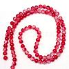 Baking Paint Crackle Glass Bead Strands CCG-S001-6mm-15-2