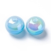 Stripe Resin Beads RESI-B014-01B-01-2