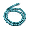 Synthetic Turquoise Beads Strands TURQ-G109-6x4mm-10-3