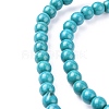 Synthetic Turquoise Beads Strands TURQ-G106-6mm-02E-2