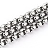 Tarnish Resistant 304 Stainless Steel Box Chains CHS-B001-01P-1
