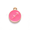 Alloy Enamel Pendants ENAM-S124-01B-03F-2
