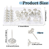 30Pcs Zinc Alloy Drawing Pins FIND-WH20033-036S-2