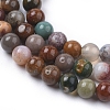 Natural Ocean Jasper Beads Strands G-F668-26-4mm-4