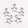 Antique Silver Tibetan Style Star Pendants X-LF0037Y-1