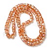 Electroplate Glass Beads Strands EGLA-D018-4x4mm-50-2