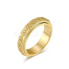 Simple Style 304 Stainless Steel Rotating Finger Rings FS-WGCAB4E-07-2