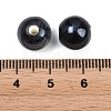 Glazed Porcelain Round Beads PORC-S489-10mm-03-2