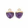 Natural Amethyst Charms LS-G-N326-121-03-2