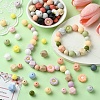 48Pcs 14 Styles Food Grade Eco-Friendly Silicone Focal Beads DIY-YW0008-83A-5
