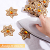 Iron on/Sew on Ethnic Style Embroidery Flower Polyester Lace Ribbons OCOR-WH0060-47C-5