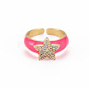Brass Micro Pave Clear Cubic Zirconia Cuff Rings RJEW-S045-082-NR-2