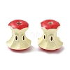 Spray Painted Alloy Beads FIND-C074-10KCG-02-1