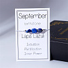 Natural Lapis Lazuli Chip Beads Braided Bead Bracelets for Men Women WGC996D-10-1