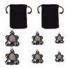 6Pcs 3 Styles Non-magnetic Hematite Pendants G-TA0001-43-2