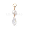 Shell Pearl & Glass Pendants PALLOY-JF04717-2