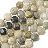 Natural Green Rutilated Quartz Beads Strands G-C116-A145-01-5