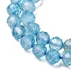 Natural & Dyed Blue Topaz Beads Strands G-B088-C05-04-5