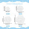 WADORN 26Pcs 4 Style 3D Computerized Embroidery Polyester Ornament Accessories DIY-WR0003-73B-2