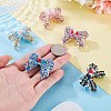5Pcs 5 Styles Acrylic Spacer Beads OACR-TA0001-66-6