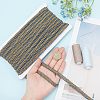 Lace Trim Polyester Ribbon for Jewelry Making OCOR-WH0071-007A-3