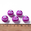 Opaque Striped Acrylic Beads MACR-S373-27B-02-3