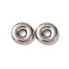 304 Stainless Steel European Beads STAS-D383-01A-P-1