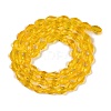 Transparent Glass Beads Strands EGLA-N013-T8mm-D04-2