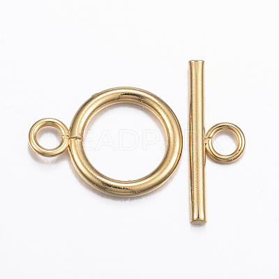 304 Stainless Steel Toggle Clasps STAS-H380-04G-1