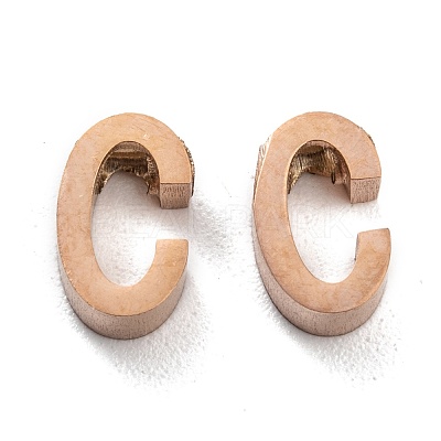 Ion Plating(IP) 304 Stainless Steel Charms STAS-K216-41C-RG-1