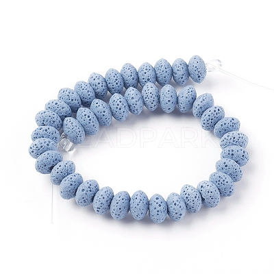 Natural Lava Rock Beads Strands G-F671-01A-07-1