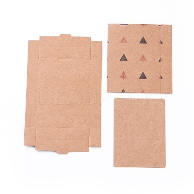 Kraft Paper Boxes and Necklace Jewelry Display Cards CON-L016-B02-1
