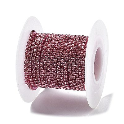 Iron Rhinestone Glass Cup Chain CH-U001-01L-1