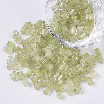 6/0 Two Cut Glass Seed Beads SEED-S033-09B-01-1
