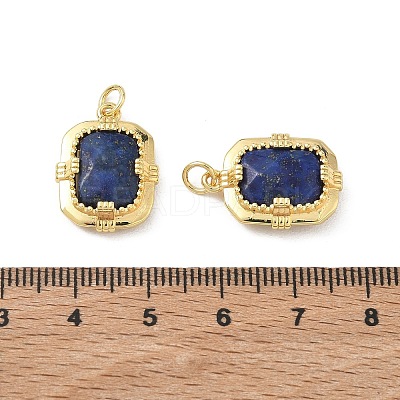 Dyed Natural Lapis Lazuli Pendants GG-CBA080E-02G-1