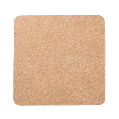 Blank Kraft Paper Bracelets Display Cards CDIS-G005-03-1