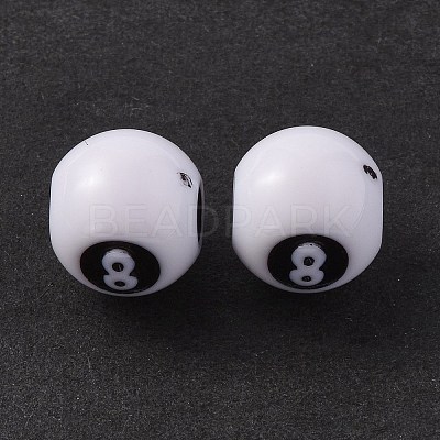 Opaque Acrylic Beads OACR-P007-69-1